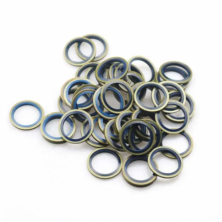 Bearing Rubber Oil Seal O-Ring Rubber Hydraulic Bonded Copper Washers Skeleton Oil Seal Gasket