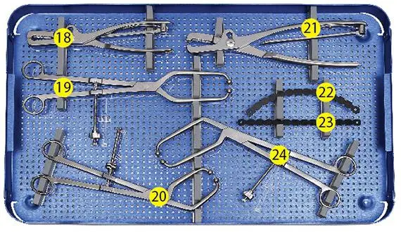 China Manufacture Trauma Surgery Instrument Pelvic Reconstruction Plate Instrument Set Orthopedic Surgical Instrument