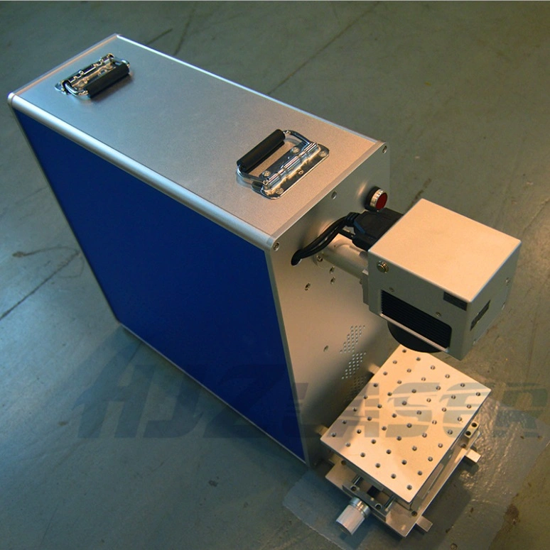Optical Fiber Laser Marking Printing Machine Used Hand-Held Optical Beam Path