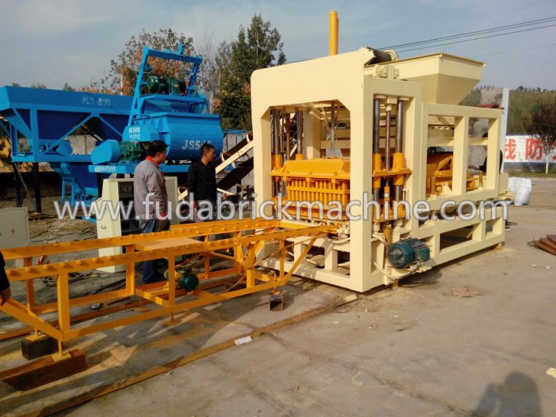 Qt4-15 Fully Automatic Hydraulic System Concrete Cement Block Making Machine