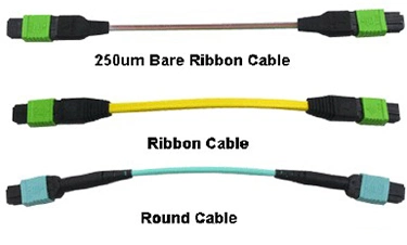 12f MTP (F) -MTP (F) -Om4-3.0-15m Type B Fiber Optic Patch Cord