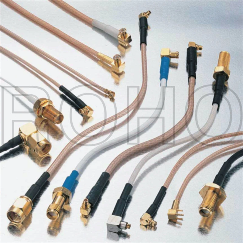 High Quality RF Coaxial Wire Cable Assemblies with Rg316/58/174/LMR240/400 Cable