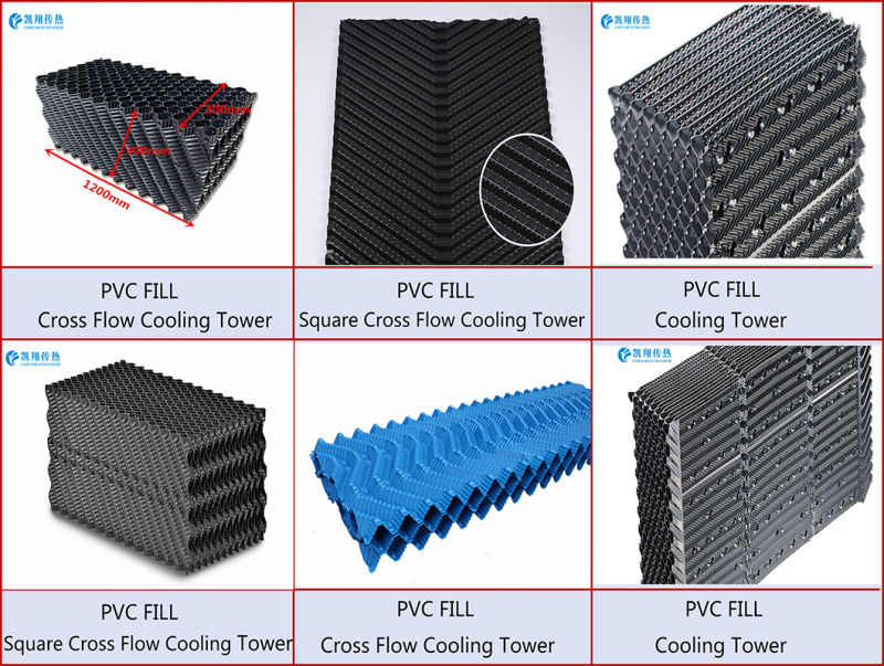 PVC Fill for Square Cross Flow Cooling Tower/Evaporative Condenser