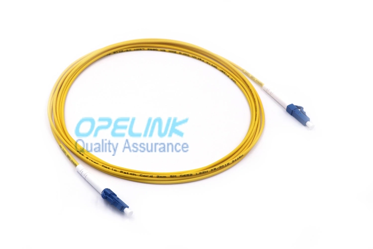 LC-LC 2.0mm Fiber Cable Sm Simplex 9/125 Fiber Optic Jumper