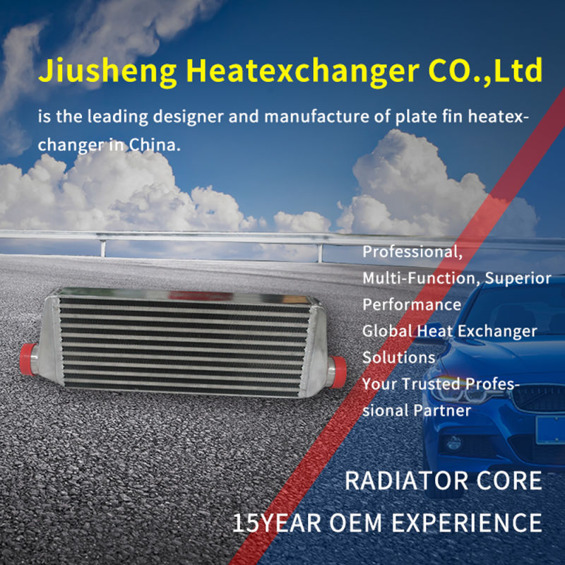 Jsy0848 Racing Modified Universal Air-Cooled Aluminum Heat Exchanger, Universal Intercooler