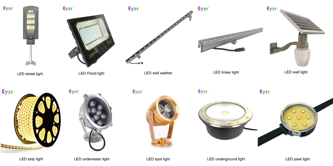 High Power High Brightness Outdoor Lighting with IP65 DMX512 RGB LED Wall Washer Light