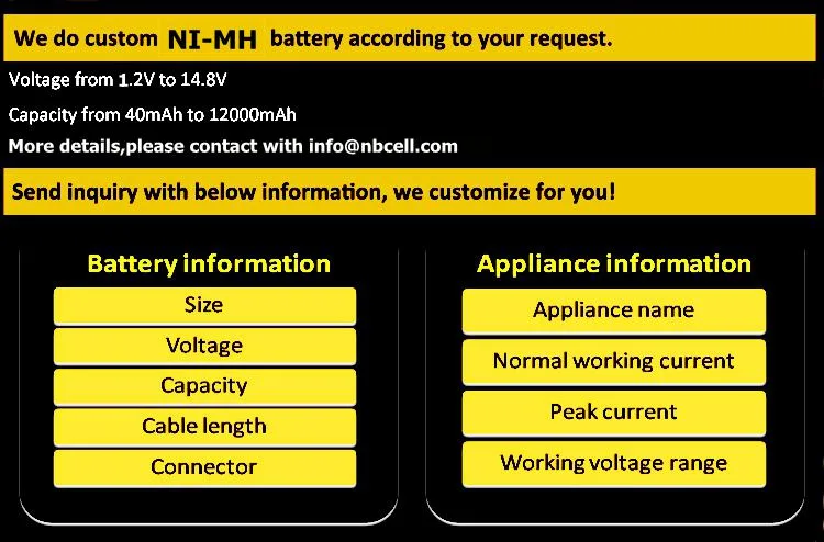 Flashlight 900mAh Rechargeable NiMH AA 1.2V Battery Ni-MH Battery Pack