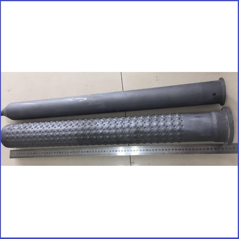 High thermal conductivity 1380C Resistance Sisic Rbsic recuperative burner heat exchanger tubes