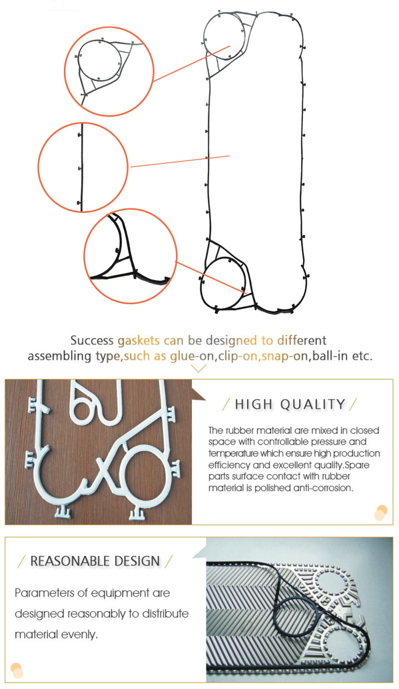 Plate Heat Exchanger and Heating Exchanger Rubber Gasket