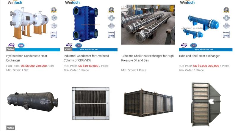 Denitrification Plate Type Stainless Steel Air Preheater for