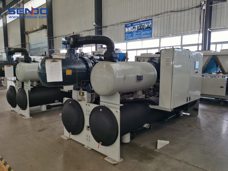 Seawater Industrial Water Cooled Screw Water Chiller