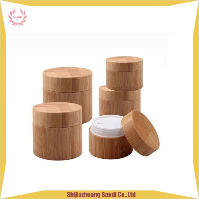 Cosmetic Packaging Jar- Wooden Bamboo Jar- Face Cream Jar