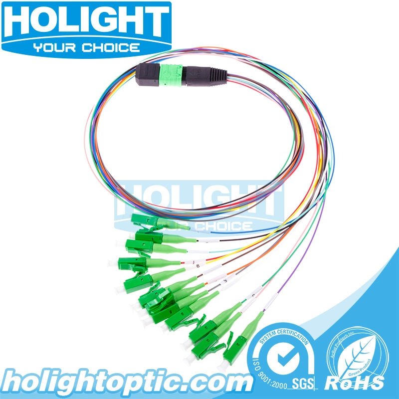 12 Core Assembly MPO MTP to LC/APC 0.9mm Fan out Kit Cable