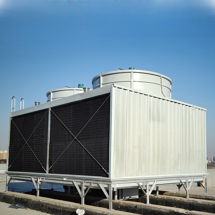 Low Noise CTI Cross Flow Industrial Usage Square Type Cooling Tower Water Tower