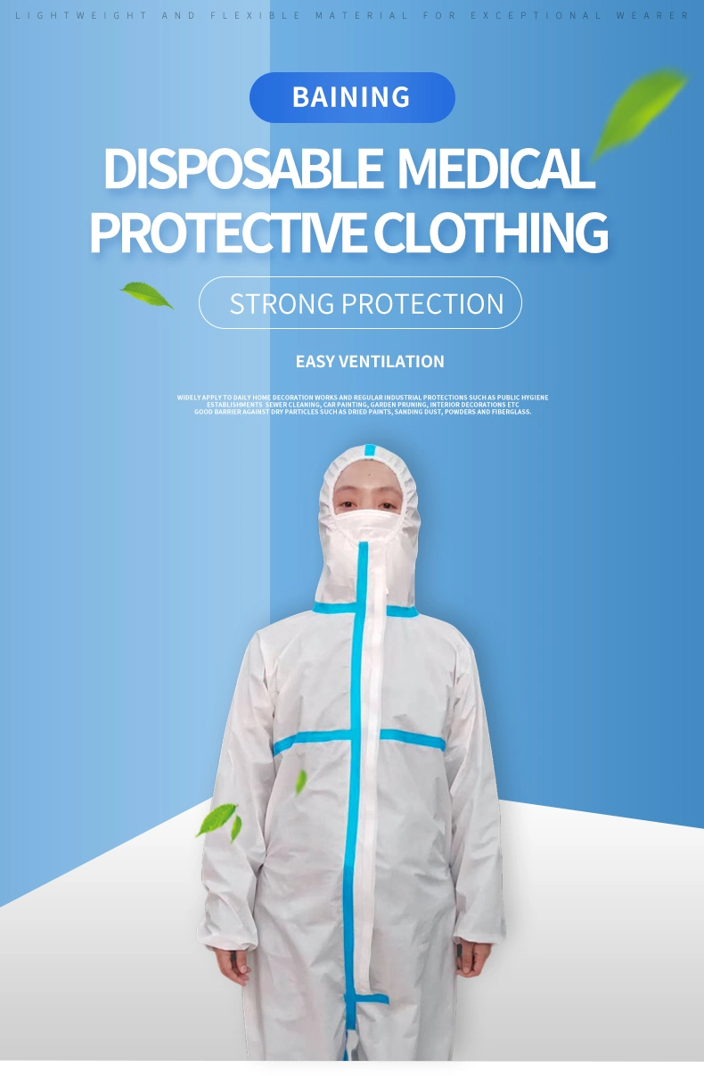 Disposable Protective Suit for Medical Disposable Medical Protective Suit Clothing Factory Direct Supply