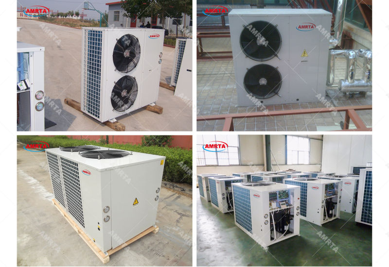 Dairy Milk Glycol Chiller Plate Evaporator Air Cooled Industrial Water Chiller 6HP Ce Approved