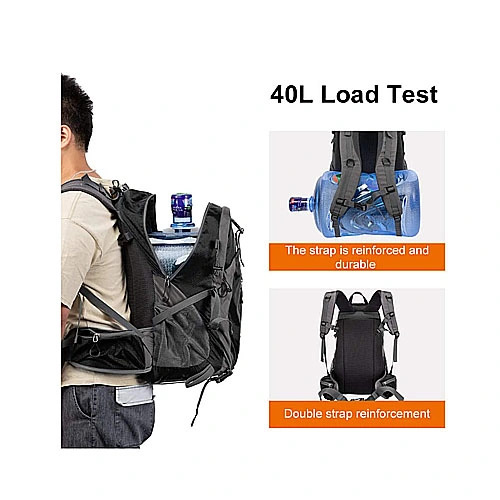 Hiking Backpack Waterproof Lightweight Hiking Bag 40L Large Capacity Hiking Daypack Travel Sport Backpack for Men Women