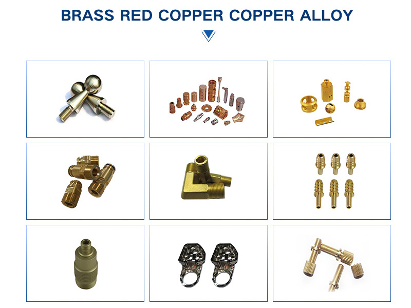 CNC Machining Copper Fittings Cooper Parts Cooper Components