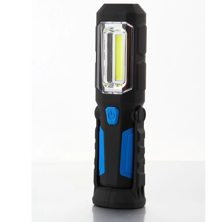 LED Work Light, 3W Rechargeable Multifunctional COB Portable Flood Light and Flashlight for Emergency Car Repair
