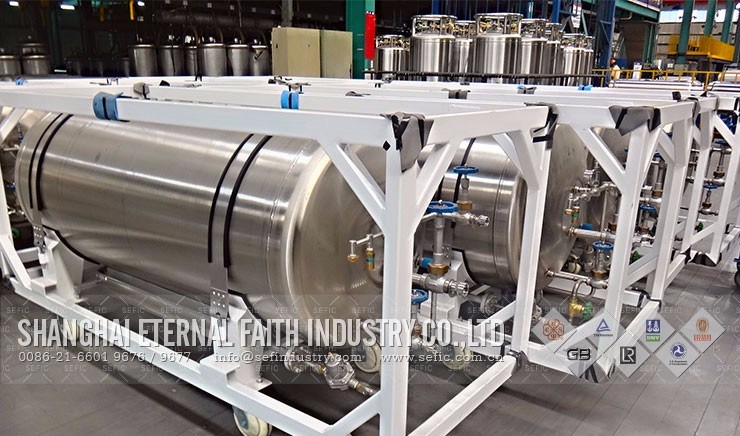 Liquid Nitrogen Vessel Dewar Cryogenic Storage Tank