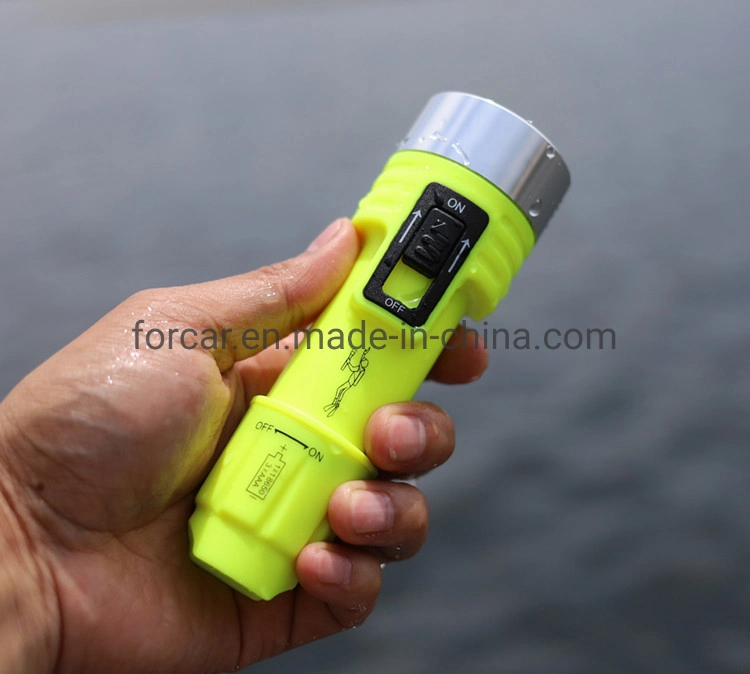 Professional Submarine Light Scuba Waterproof Underwater LED Diving Torch for Outdoor Under Water Sports