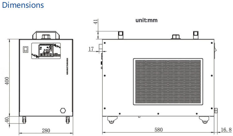 Coolingstyle Industrial Chiller for Refrigeration Equipment Manufacture