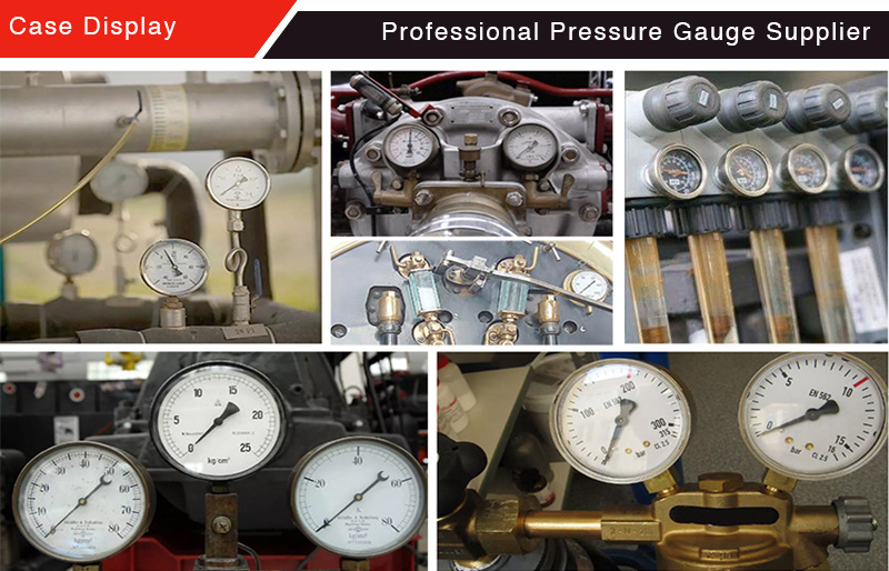 Pressure Gauge Bourdon Tube Type for Water Booster Pumps