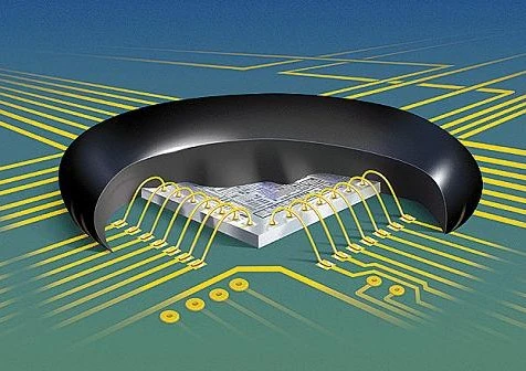 Double Sided PCB with Gold Immersion Blue Solder Mask