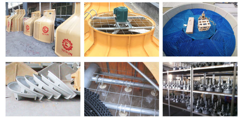 Water FRP Bottle Cooling Tower for Furnace