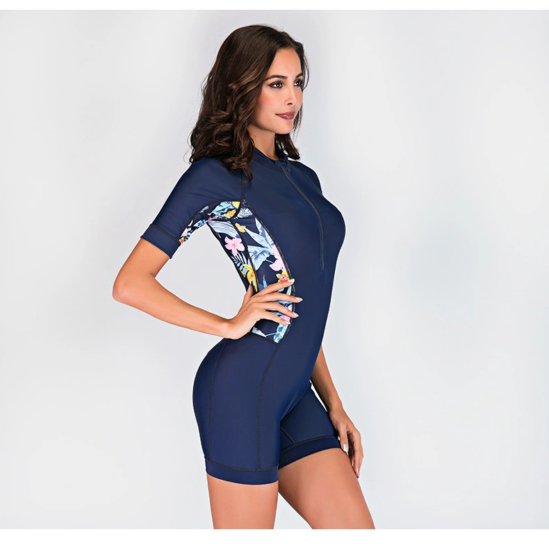 2019 New Design Printed Women Dive Surf Wet Suit Diving Surfing Wetsuits Swim Wear