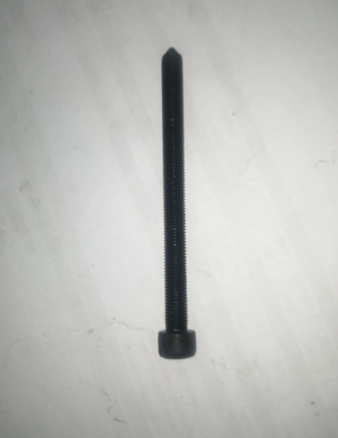 Center Bolt Slotted Cone Point with Nut, Black Oxide