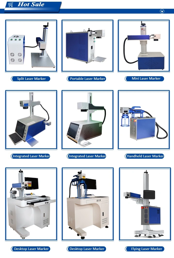 China Manufacture 20W/30W/50W Laser Marking Machine Fiber Laser Raycus Price