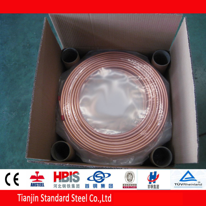 En 12735-2 Seamless Copper Tube for Heat Exchanger Equipment