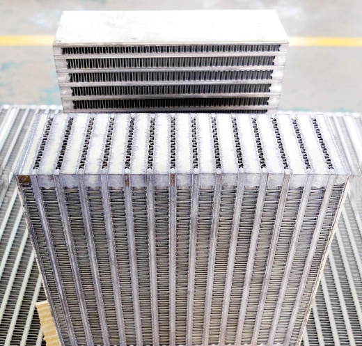 Aluminum Copper Heat Exchanger Oil Cooler Core