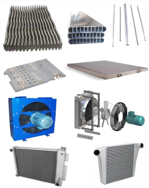 OEM Aluminum Brazed Plate Air to Air Heat Exchanger Core for Sale