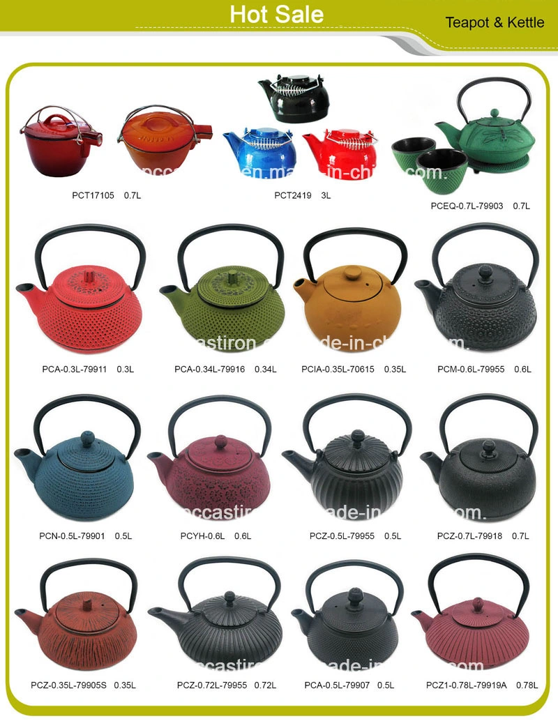 Chinese Cast Iron Tea Kettle 0.4L, Instant Hot Water with Stainless Steel Filter