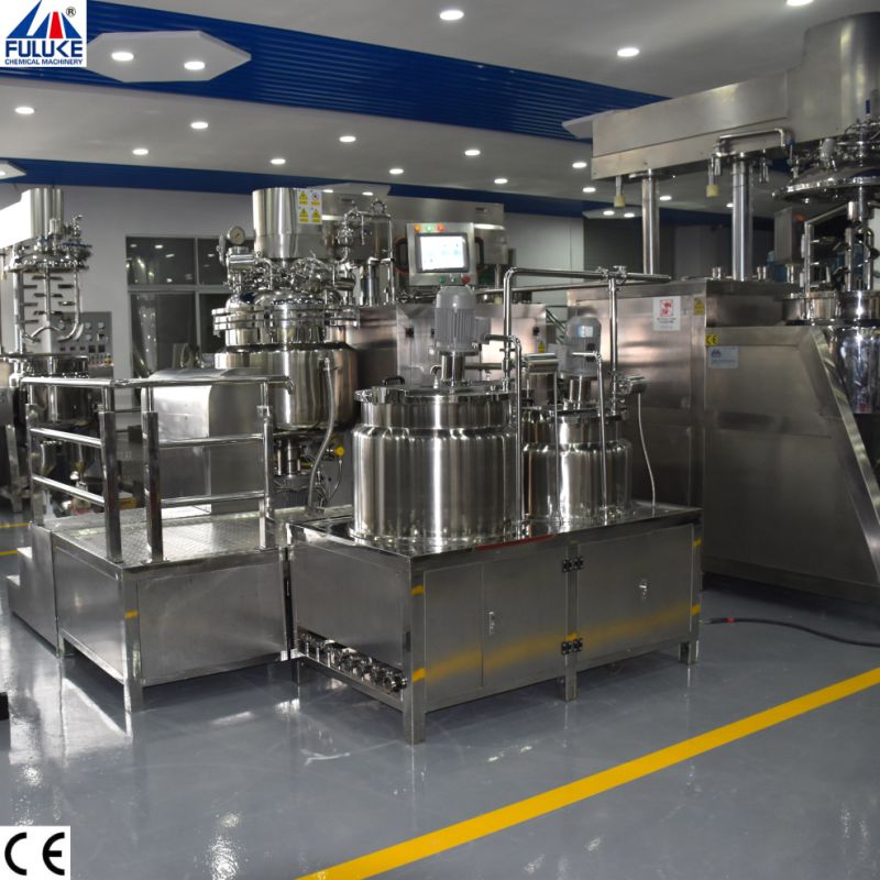 Fme for Handwashing Fluid Fixed Vacuum Homogeneous Emulsifying Machine Cosmetic Mixing