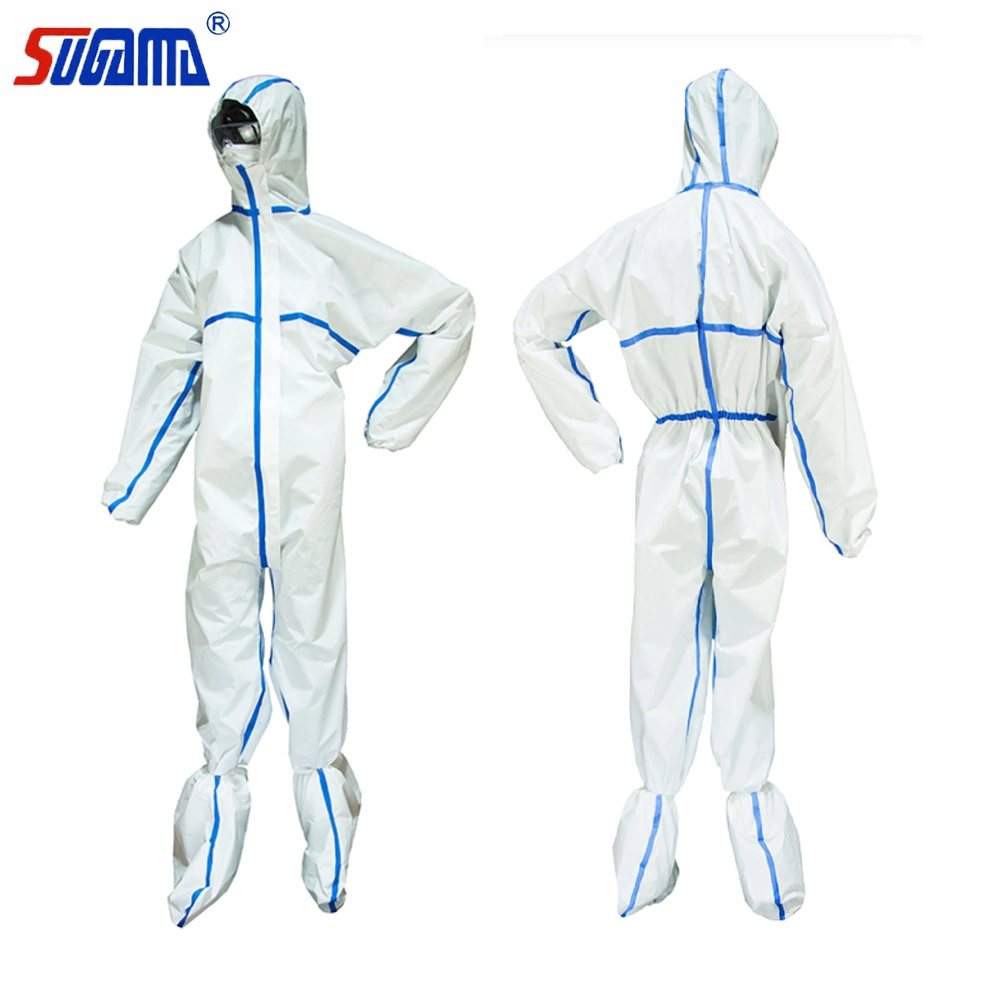 Single Use Medical Protective Suit Clothing Medical Disposable Coverall
