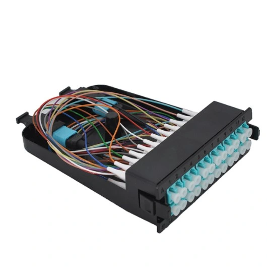 Lgx Module MPO to LC Cassette 12 24 Fiber MPO/MTP Cassette for MPO Patch Panel Sc/LC/FC/St MPO/MTP Module Cassettes