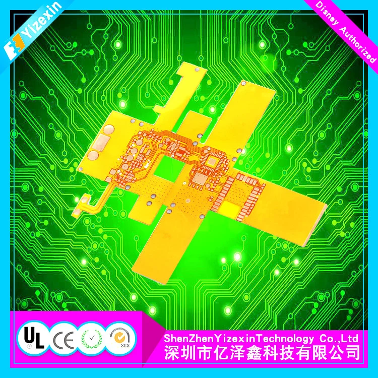 Print Circuit Board 2 Layers Flexible Print Circuit, PCB Manufacture