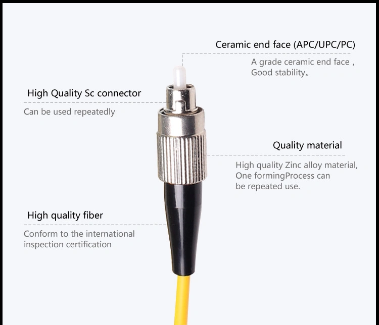 FC Patch Cord Fiber Optic Patch Cord Optical Fiber Patch Cord Optical Cable Patch Cord