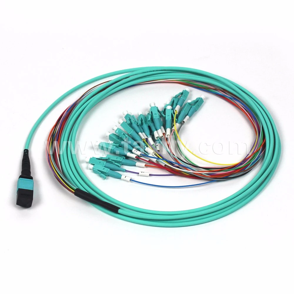 Optical Fiber Cable MPO-LC mm Sm Fiber Optic Patchcord