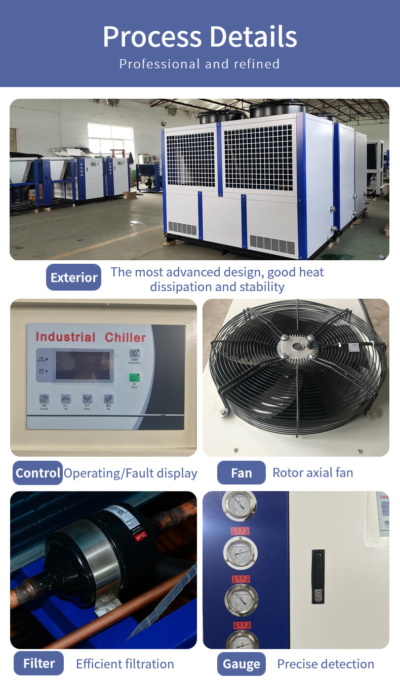 Aircooled Water Chiller Cooling System Industrial Chiller for Sale