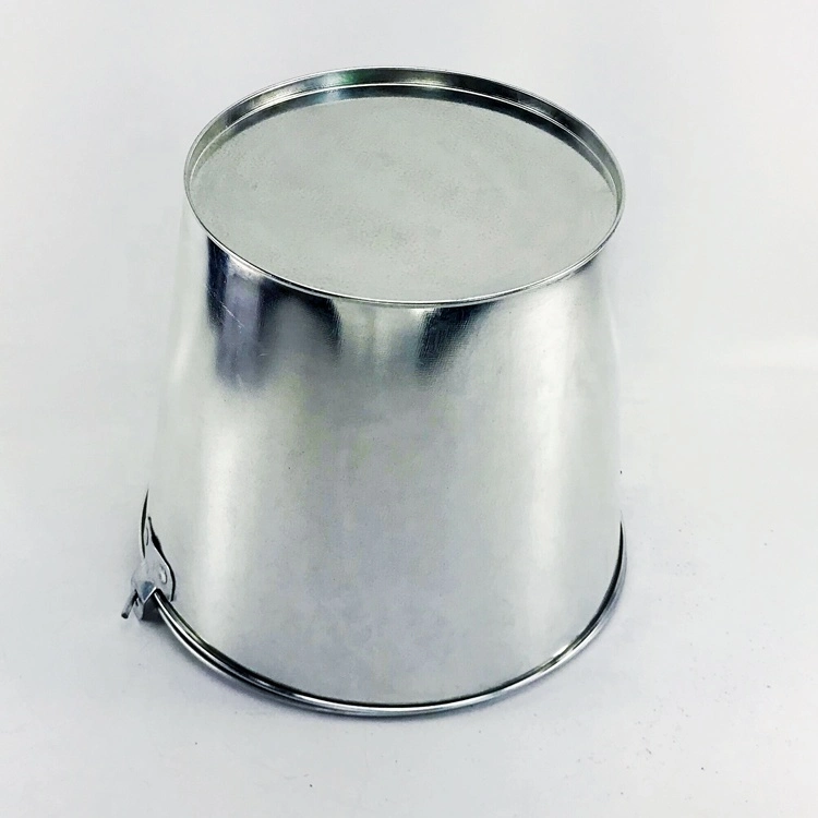 Cheap Custom Printing Galvanized Metal Beer Holder Zinc-Plated Metal Ice Bucket with Handle Bottle Opener
