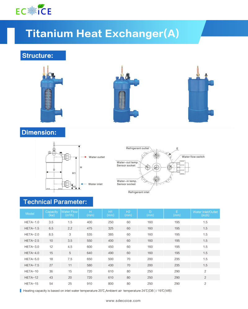 Custom Design Shell and Tube Heat Exchanger Domestic Heat Exchanger