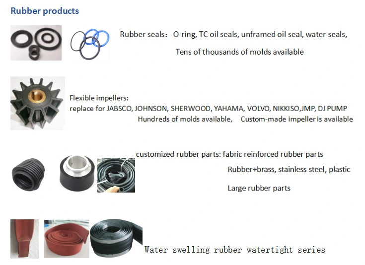 NBR/FKM/Silicone Rubber Buffers Skeleton Oil Seal Lip Sealing