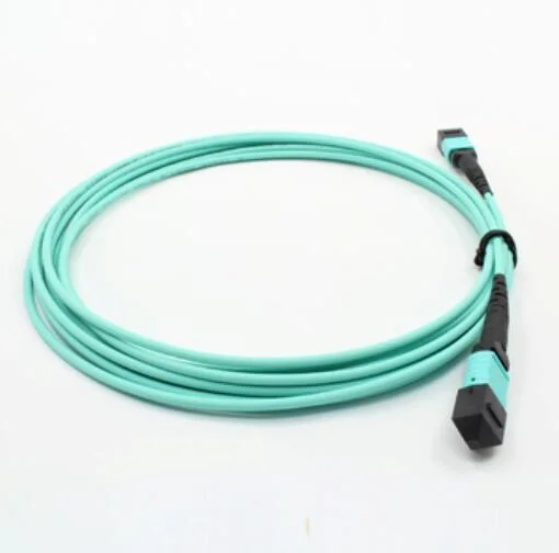 Multimode Om3 12cores Round Fiber Optic Cable with MPO/MTP Connector