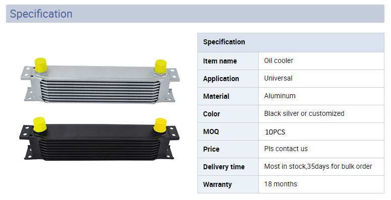 Oil Cooler An10kit 9rows Transmission Oil Cooler