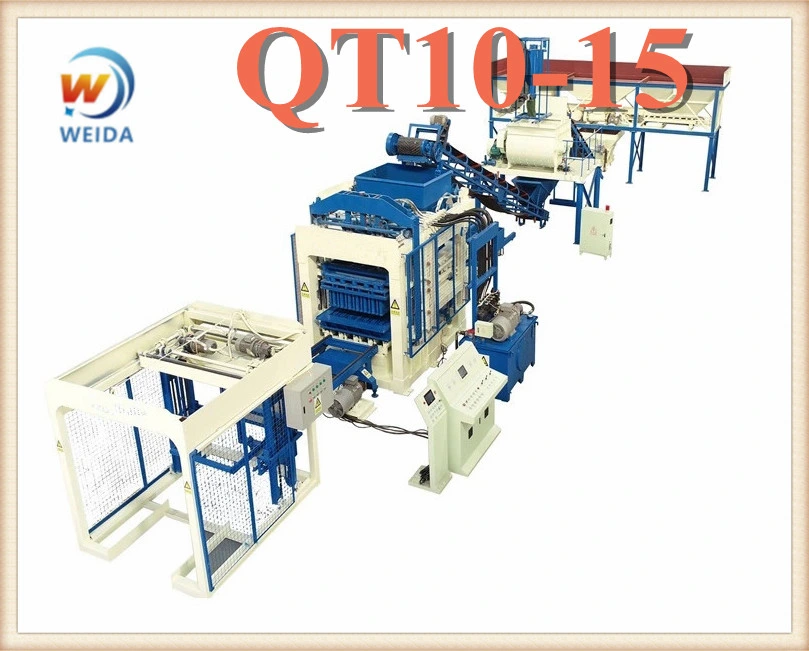 Best Selling Qt10-15 Hollow Block Brick Making Machinery Equipment Brick Making machinery in Africa