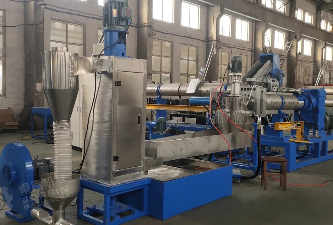 Full Automatic Rigid PE/PP Containers, Buckets Rigid Double Screw Extrusion Granules Making Machine